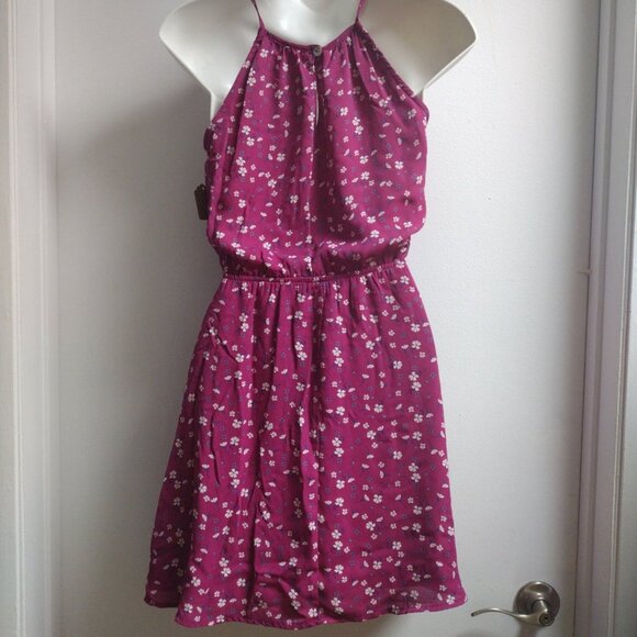 Miami Pink Floral sleeveless Dress Size XXS - Picture 3 of 3